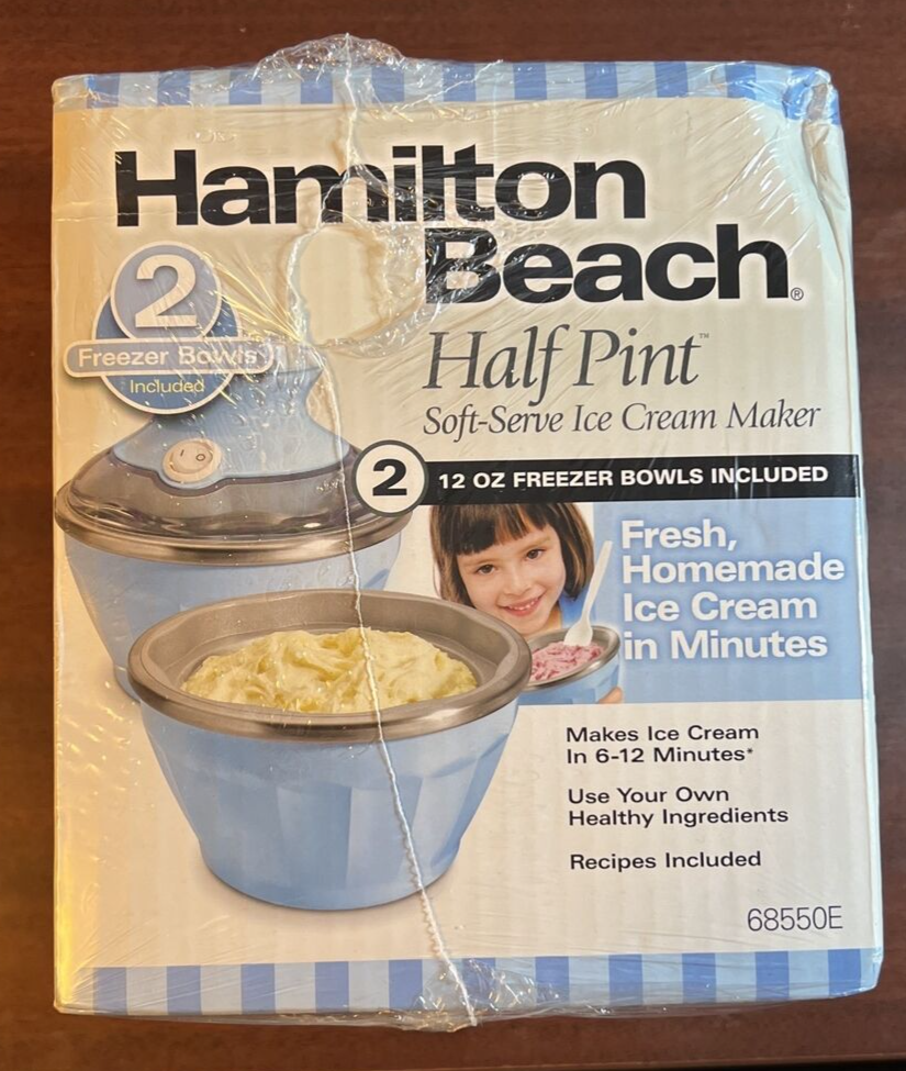 hamilton beach half pint soft serve ice cream maker